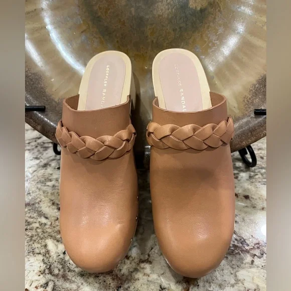 Loeffler Randall Tan Braided Mules - Picture 1 of 4